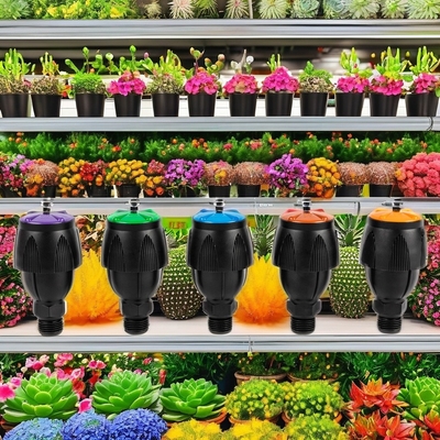 Double-Nozzle Water Outlet Insect-Proof Rotary Sprinklers for Lawn Picture Shows