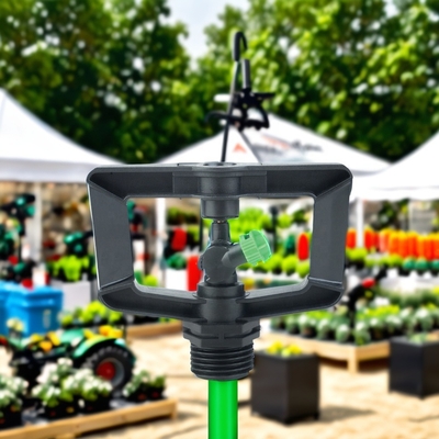 360-Degree Rotation Damping Garden Sprinkler for County Made of Engineering Plastic