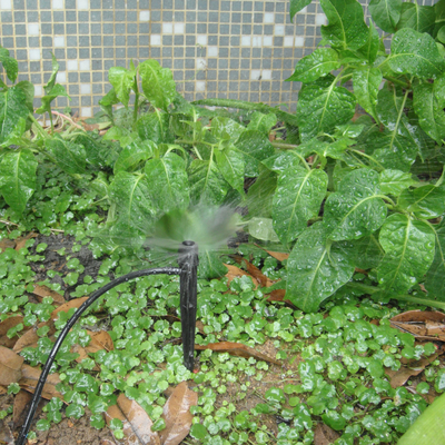 Engineering Plastic In-Ground Yard Farm Irrigation Sprinkler with 0-1.3M Spray Radius