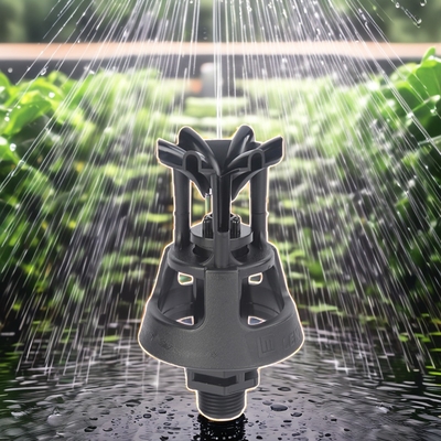 Quick Connect Rotating Lawn Sprinkler for High Visibility and Normal Style Gardens