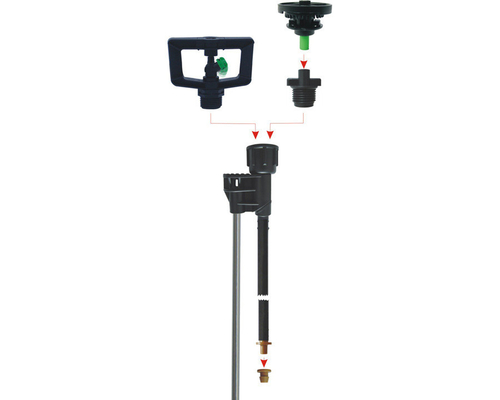 Quick Connect Damping 360 Degrees Rotation Variable Angle Watering Irrigation Sprinkler
