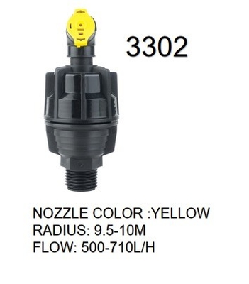 360 Degree Rotating Garden Sprinklers for Watering and Washing Cars Adjustable Nozzle