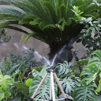 360 Double Nozzle Rotation Sprinkler for Garden Made of Endurable Engineering Plastic