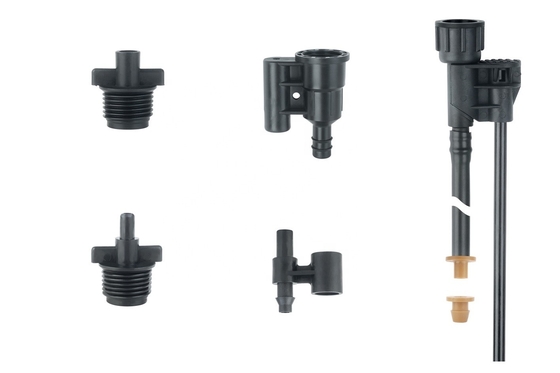 Everyday Engineering Plastics Irrigation Parts Micro Sprinkler Black Medium-range Connector