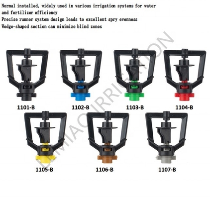 Lasting Upright Position Agricultural Water Sprinkler Irrigation System with Plastic Sprinkler