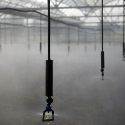 Rotating Sprinkler for Nursery Irrigation Endurable and Refractive Atomization Design